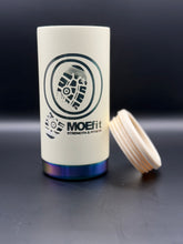 Load image into Gallery viewer, Slim Can Cooler - White/Blk/Iridescent