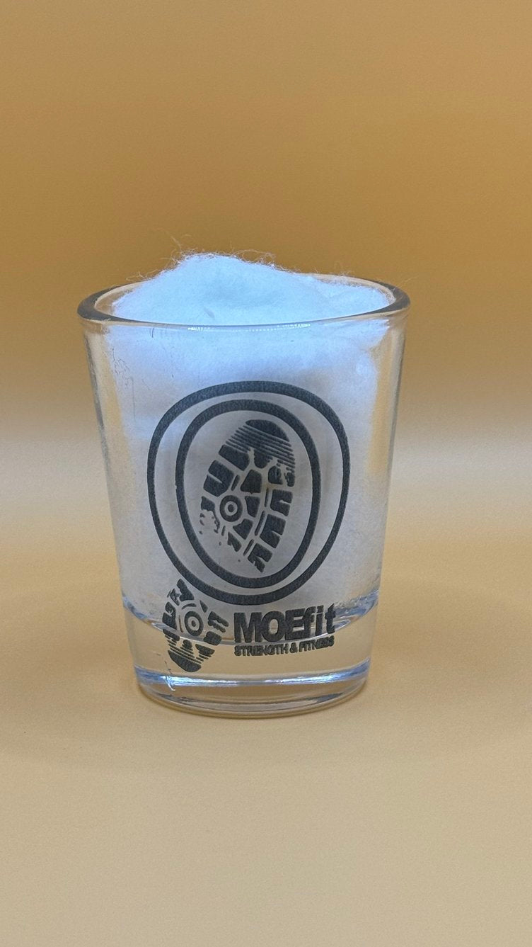 MOEfit DEKA 1.5 oz shot glass